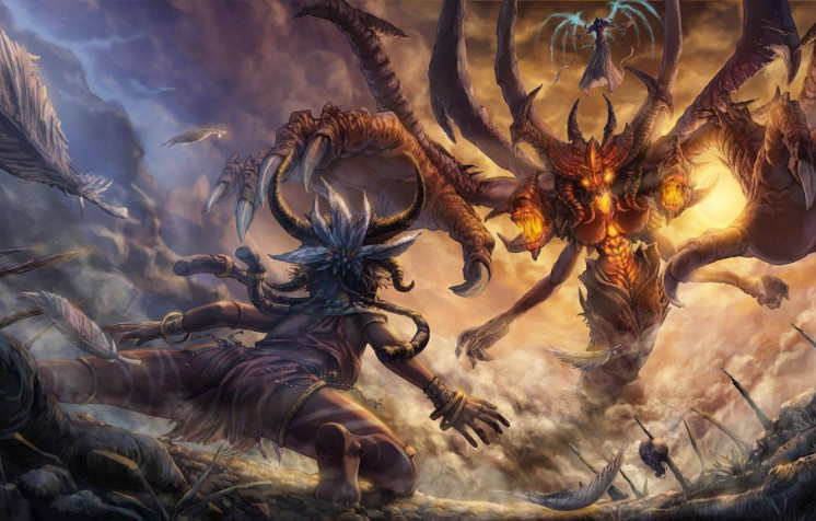 Diablo Desktop HD Wallpaper 1332x850px