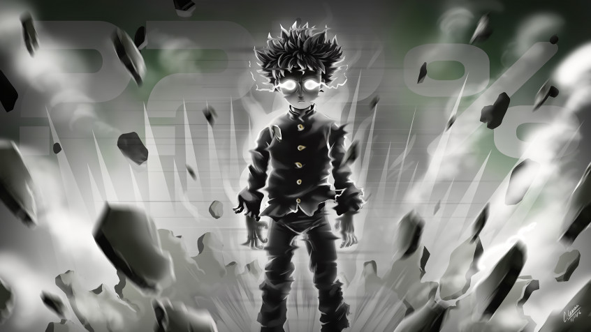 Mob Psycho 4k UHD Wallpaper 3840x2160px