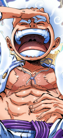 Gear 5 Luffy iPhone 13 Mini Wallpaper 1080x2340px