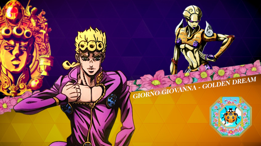 Giorno Giovanna MacBook Background 1366x768px