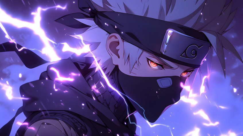 Kakashi Hatake Desktop HD Background 1536x864px