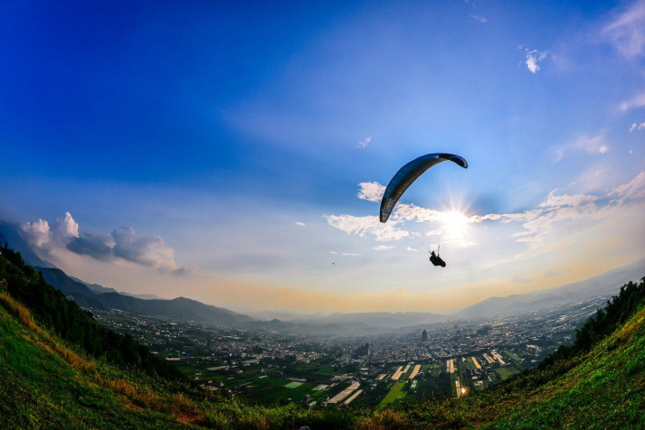 Paragliding Desktop Background 1920x1282px