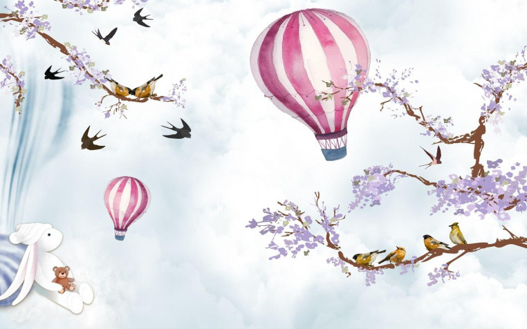 Air Balloon HD Background 1500x937px