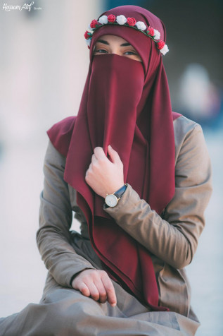 Islamic Hjab Girl Android Wallpaper Image 1133x1700px