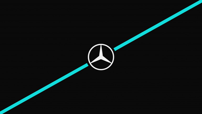 Mercedes Logo Desktop HD Background 5120x2880px