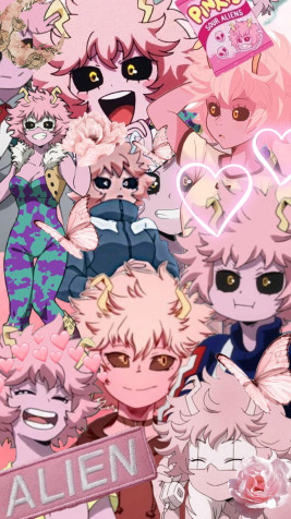 Mina Ashido Phone Background Image 1080x1920px