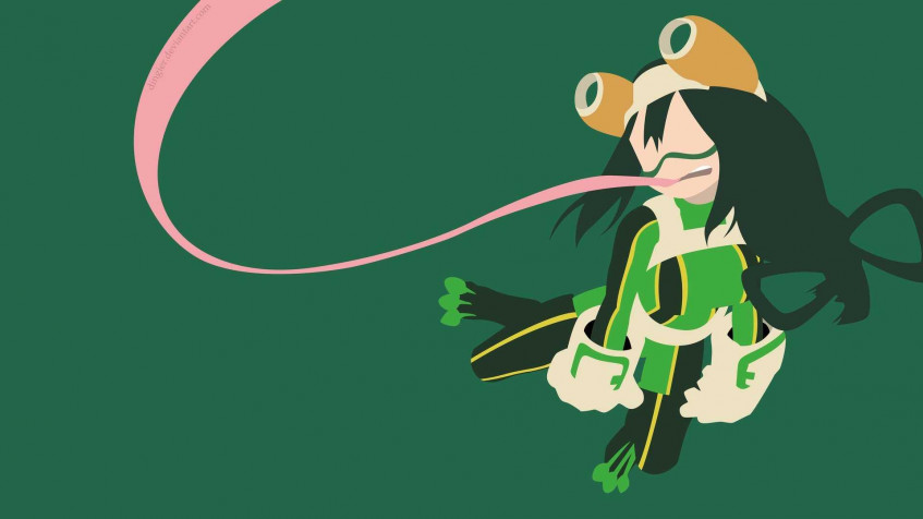 Tsuyu Asui Full HD 1080p Wallpaper 1920x1080px