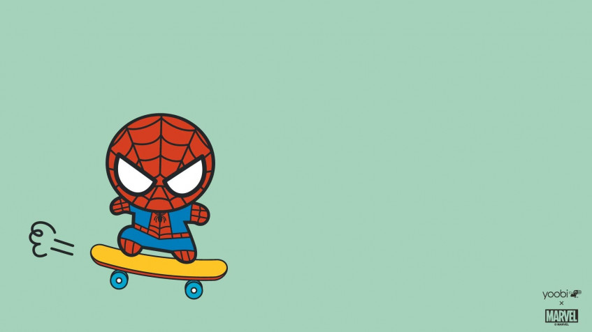 Aesthetic Spider Man Full HD 1080p Wallpaper 1920x1080px