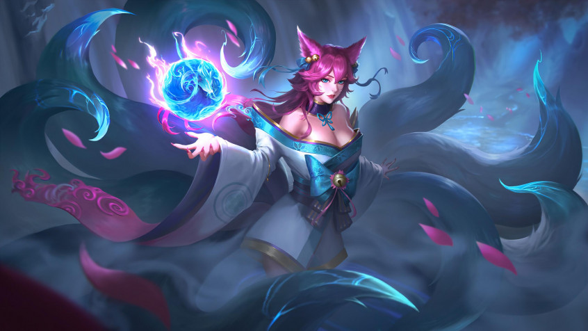 Ahri 2k QHD Wallpaper 2560x1440px