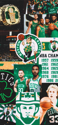 Boston Celtics iPhone 14 Plus Wallpaper 1284x2778px