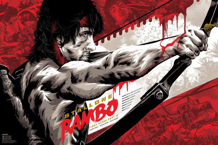 Sylvester Stallone Rambo Desktop HD Background 1200x800px