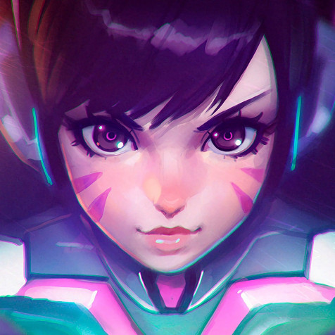 Dva Overwatch Phone HD Background 2932x2932px