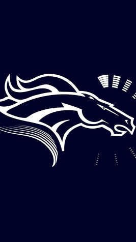 Denver Broncos Logo Android Wallpaper Image 1080x1920px