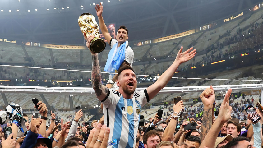 Messi Argentina 2k QHD Wallpaper 2560x1440px