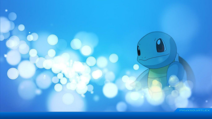 Squirtle Laptop Wallpaper 1366x768px