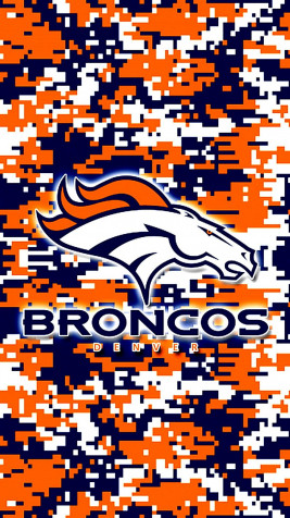 Denver Broncos Logo Wallpaper for iPhone 1080x1920px