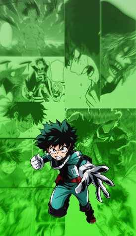 Izuku Midoriya Mobile Background 2001x3465px