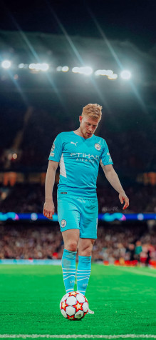 Kevin De Bruyne iPhone Background 1758x3806px