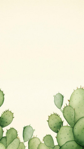 Cactus iPhone Background Image 800x1427px