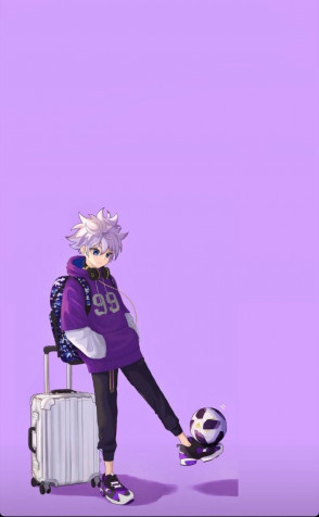 Killua Mobile Background 1080x1748px