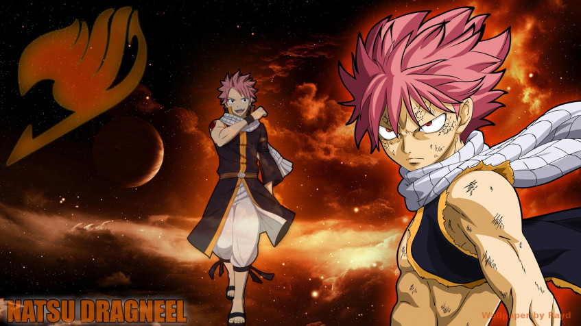 Natsu Dragneel Full HD 1080p Wallpaper 1920x1080px