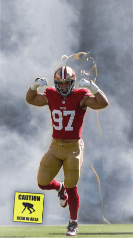 Nick Bosa Android Wallpaper Image 1080x1920px