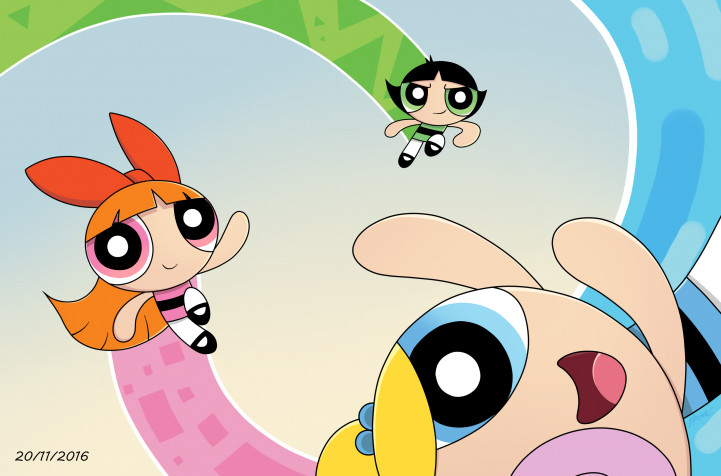 Powerpuff Girl Desktop Background 2650x1750px