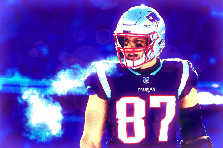 Rob Gronkowski Desktop HD Background 1200x800px