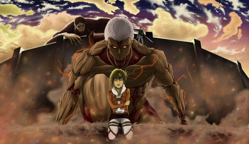 Attack On Titan Hd Background Image 1920x1112px