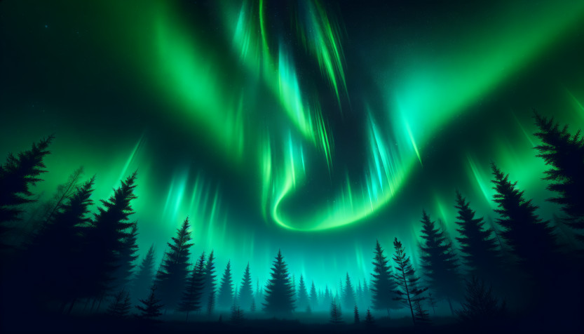 Aurora Northern Lights Laptop Wallpaper 3584x2048px