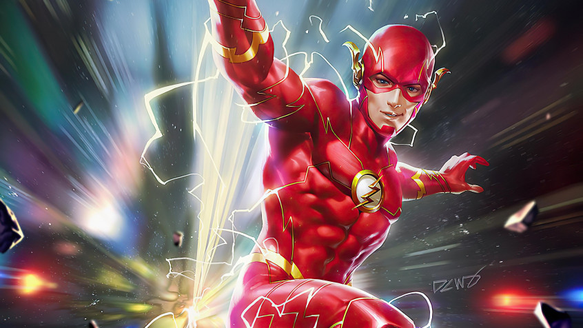 Cartoon Flash 4k UHD Wallpaper 3840x2160px