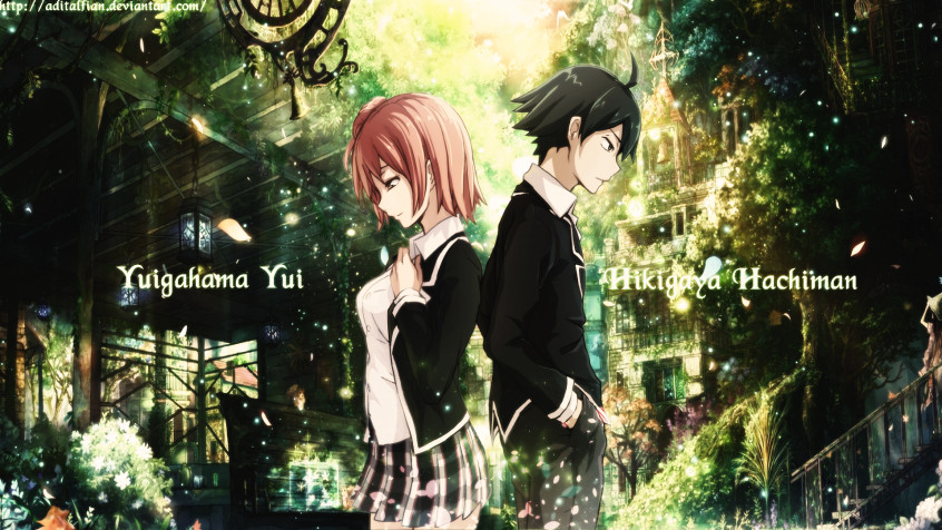 Hachiman Hikigaya Full HD 1080p Wallpaper 1920x1080px