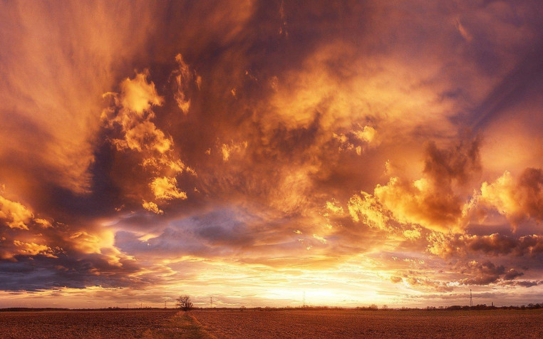 Beautiful Sky Clouds Laptop Wallpaper 1680x1050px