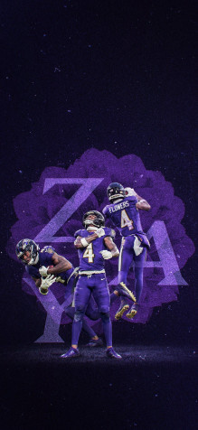 Baltimore Ravens iPhone 11 Pro Wallpaper 1125x2436px