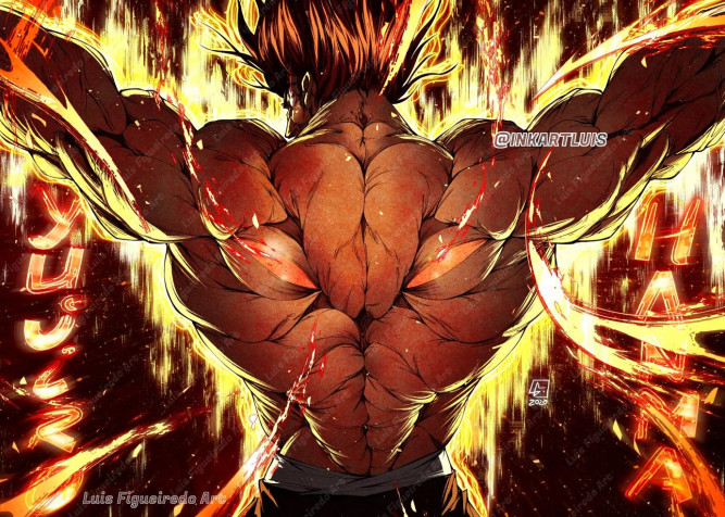 Yujiro Hanma Background Image 1379x984px