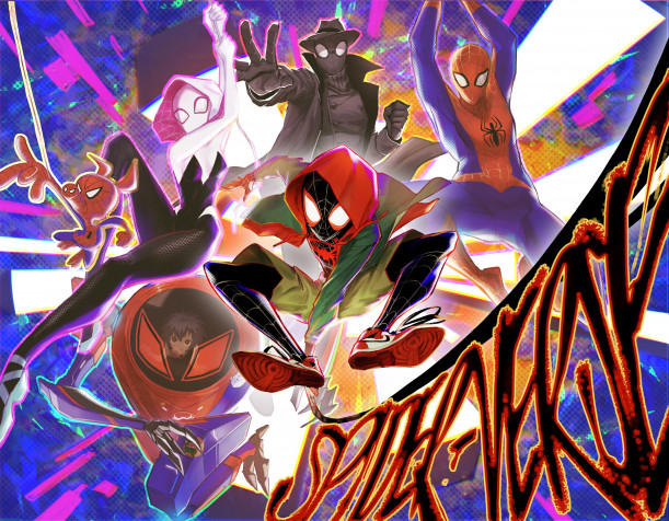 Spiderman Into The Spider Verse 2 MacBook Wallpaper 4508x3508px