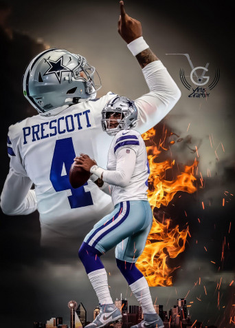 Dak Prescott iPhone Background 1474x2048px