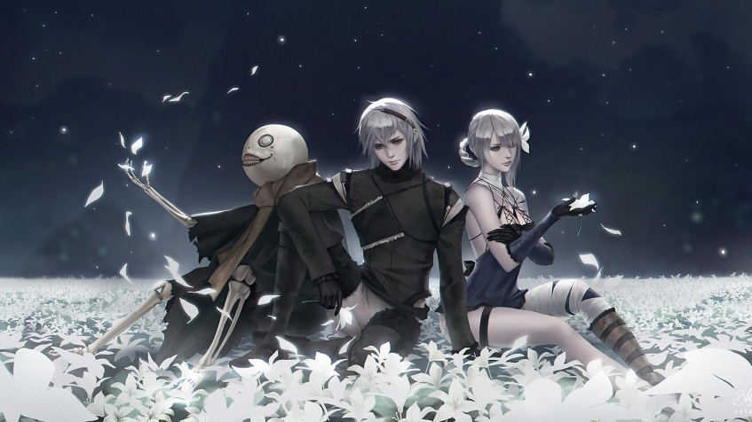 Nier Replicant Full HD 1080p Wallpaper 1920x1080px