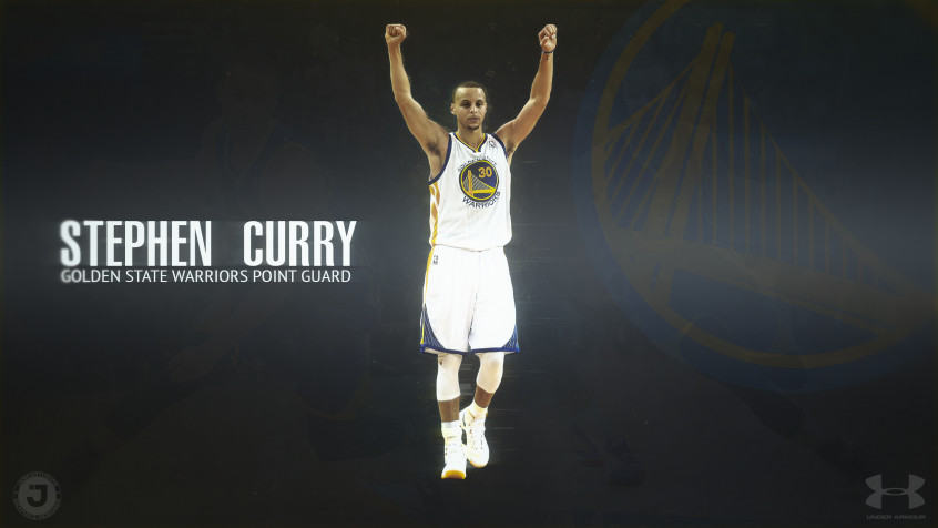 Stephen Curry Golden State Warriors 2k QHD Wallpaper 2560x1440px