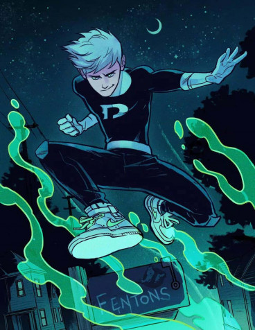 Danny Phantom iPhone Background Image 989x1280px