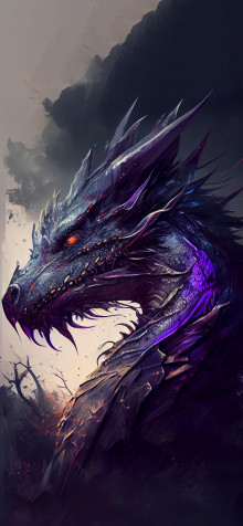 Dragon Mobile Background 1183x2560px