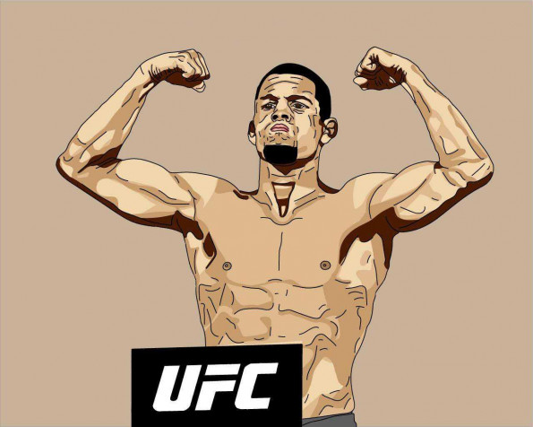 Nate Diaz Desktop HD Wallpaper 1280x1024px