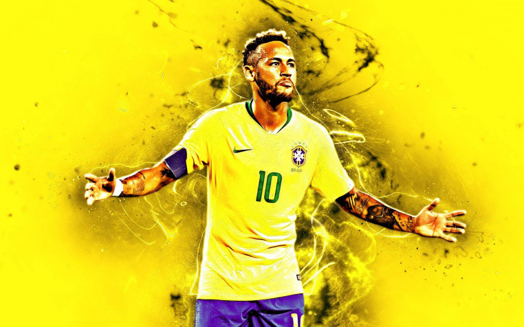 Neymar 2024 Widescreen HD Wallpaper 1920x1200px