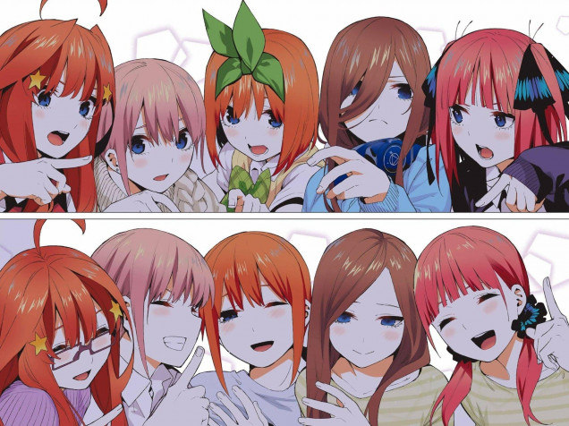 The Quintessential Quintuplets Desktop Wallpaper 1920x1436px