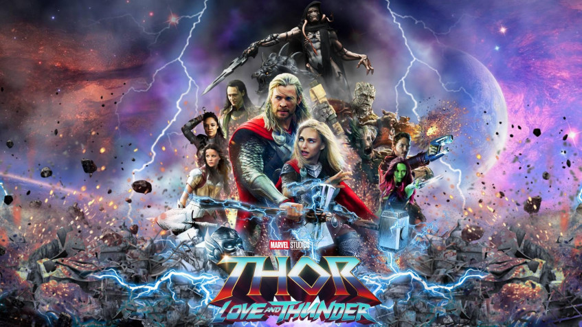 Thor Love And Thunder Full HD 1080p Wallpaper 1920x1080px