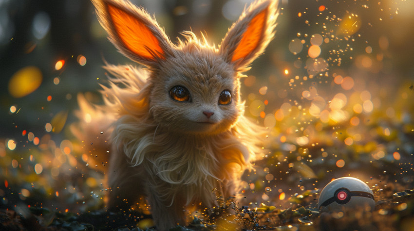 Eevee HD Background 1456x816px