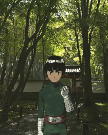 Rock Lee Mobile Background 1080x1350px