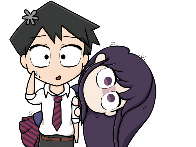 Komi Can T Communicate Laptop Background 2798x2099px