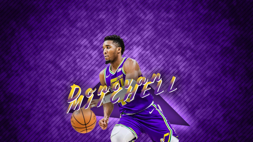 Donovan Mitchell Wallpaper 1920x1080px