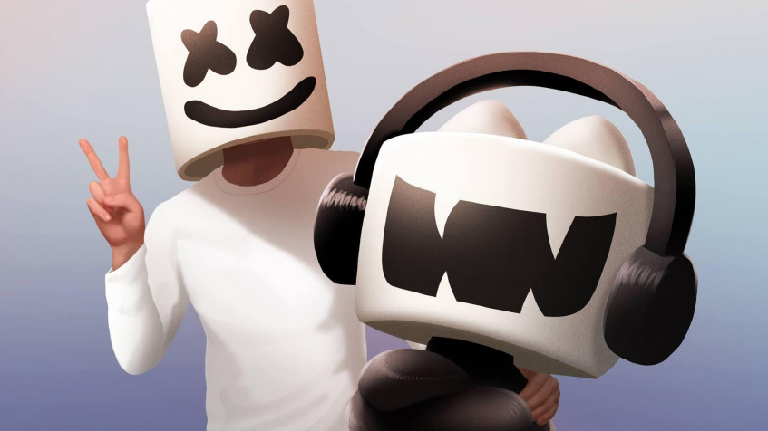 Marshmello Full HD 1080p Wallpaper 1920x1080px